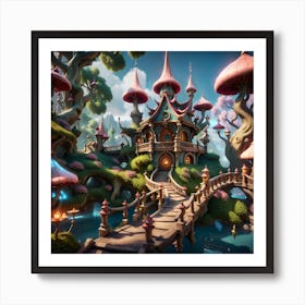 Fairytale Castle Art Print