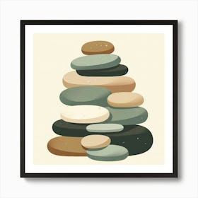 Pebbles 3 Art Print