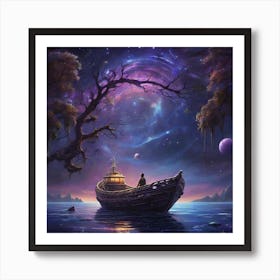 Boat In The Water Art Print