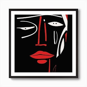 Portrait Of A Woman 22 Art Print