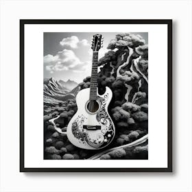 Yin and Yang in Guitar Harmony 29 Art Print