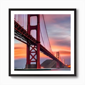 Golden Gate San Francisco Print Art Print