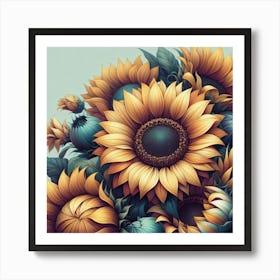 Sunflowers 3 Art Print