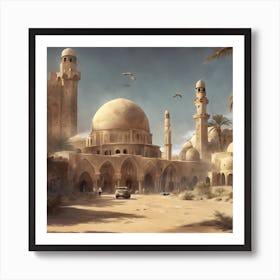 Egyptian City Art Print