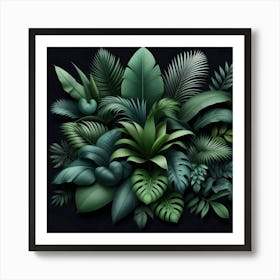 Tropical Leaves 2 Art Print