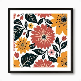 Floral Pattern Art Print