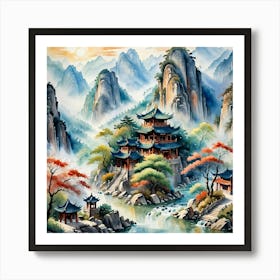 Hidden Temple Art Print