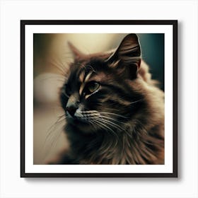 Portrait Of A Cat 2 Art Print