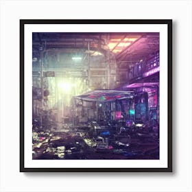 Futuristic City 5 Art Print