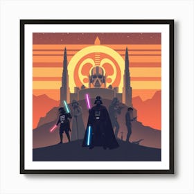 Star Wars 45 Art Print