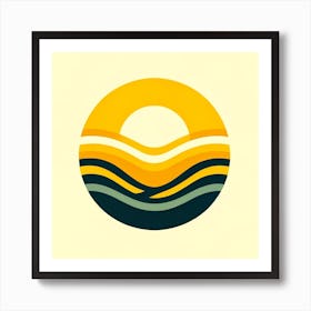 Sunrise Logo Art Print