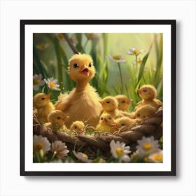 Little Chicks Art Print