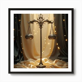 Scales Of Justice Art Print