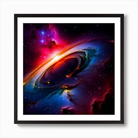 Galaxy In Space 6 Art Print