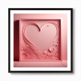 Hearts Valentine's Day 1 Art Print