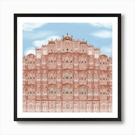 Hawa Mahal Art Print