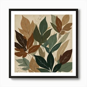 Autumn Leaves 3 Art Print