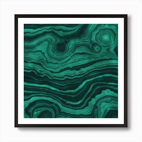 Malachite Texture 01 Art Print