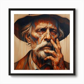 Man In A Hat Art Print