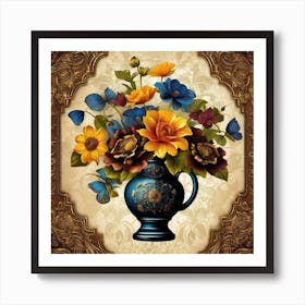 Flowers In A Vase 65 Art Print