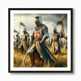 Knights Of The Round Table Art Print