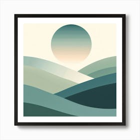 Abstract Landscape Art Print