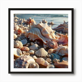 Sea shells 2 Art Print