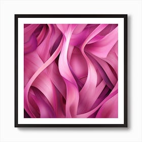 Abstract Pink Wallpaper Art Print