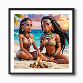 Taina at peace Art Print