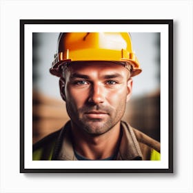 Construction Worker Stock Photos And Royalty-Free Images Art Print