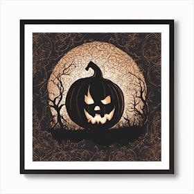 Halloween Pumpkin Affiche