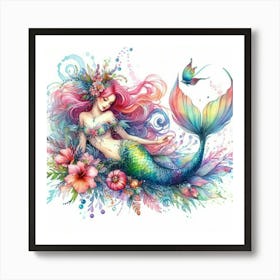 Mermaid 9 Art Print