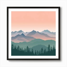 Mountain Landscape 6 Art Print