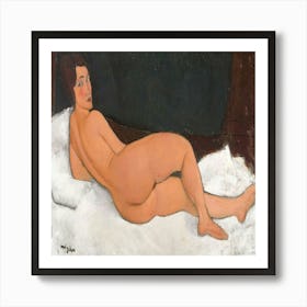 Amedeo Modigliani S Nu Couché (Sur Le Côté Gauche) (1917) Art Print