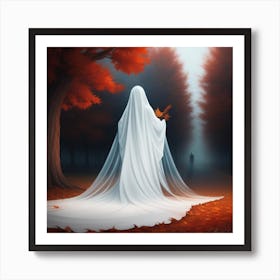 Ghost In The Woods Art Print