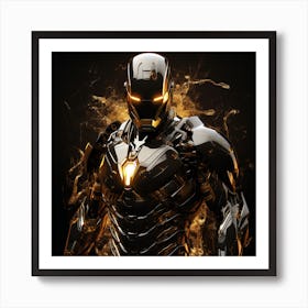 Iron Man Mechanical Ferocity Art Print