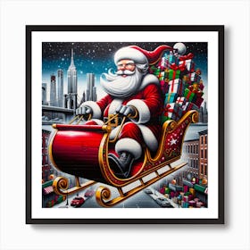 Santa Claus S Present Of Peace 03 Art Print