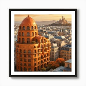 Paris Cityscape Art Print