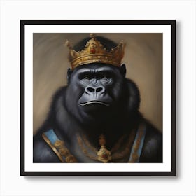 King Gorilla 2 Art Print