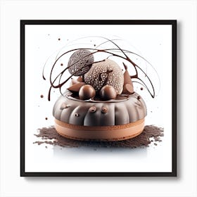 Chocolate Dessert Art Print