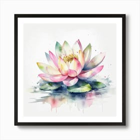 Lotus Flower 1 Art Print