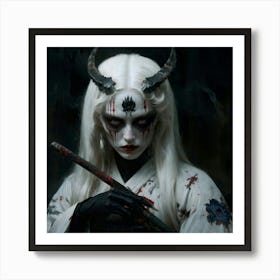 Demon Woman Art Print