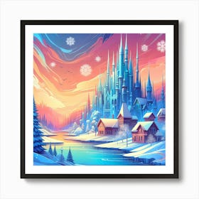 Winter Landscape 9 Art Print