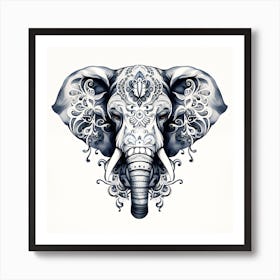 Elephant Series Artjuice By Csaba Fikker 021 1 Art Print
