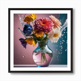 Flowers In A Vase 87 Art Print