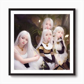 Asian Cosplay Art Print