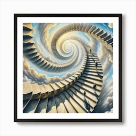 Spiral Staircase 1 Art Print