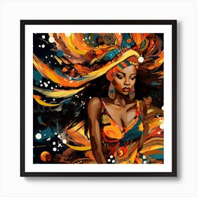 African Woman 39 Art Print