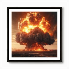 Explosive. Art Print