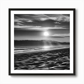 Sunrise On The Beach 5 Art Print